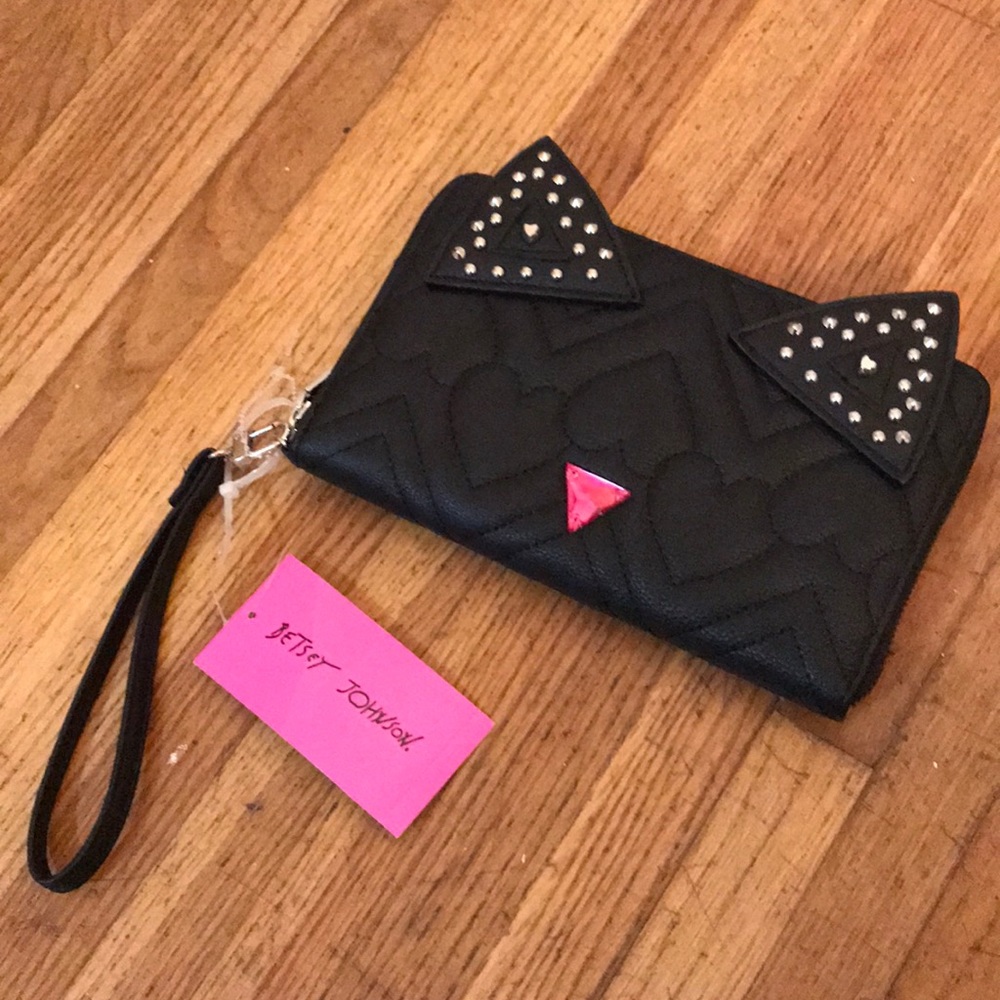 Black Betsey Johnson Wallet